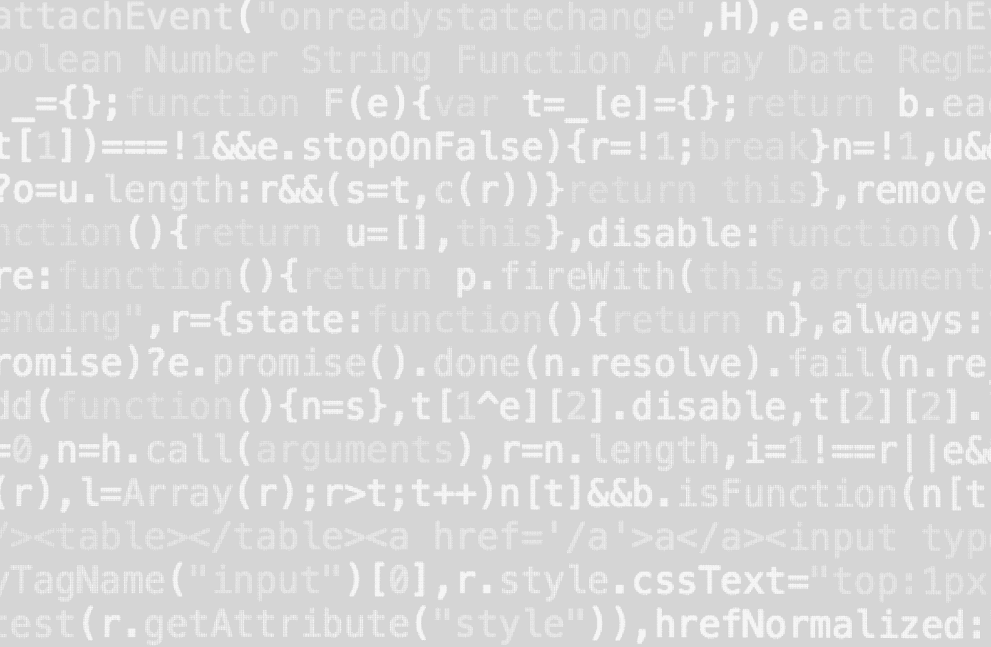 code on computer screen